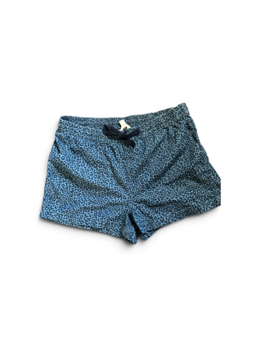 J.Crew Seaside Short in Indigo Leopard Cotton